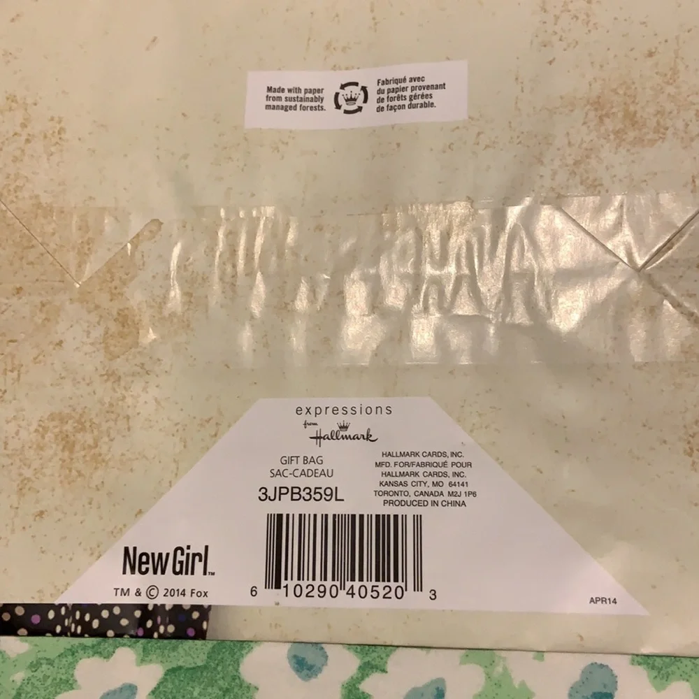 LAST CHANCE ✨ Hallmark NEW GIRL Big Deal Alert Birthday Gift Bag AS IS